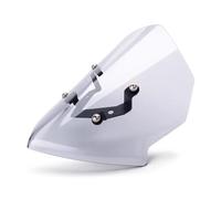 Saute Vent Moto pour Kawasaki Z125 Z 125 2019 2020 2021 2022 2023 Pare-Brise Et Déflecteur De Vent pour Moto Pare Brise Moto(Grey)