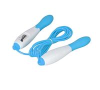 Sauter Corde Jump Corde Fitness Fitness Counting Rotume PVC Cordon PVC Corde d'entraînement en plastique pour les adultes Étudiants Sports Abs Gandage anti-enroulement Design (Bleu)