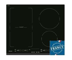 Sauter horiZonetech SPI4664B - Table de cuisson à induction - 4 plaques de cuisson - Niche - largeur : 56 cm - profondeur : 49 cm - avec avant biseauté - noir Noir G