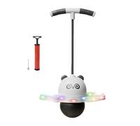 Sauter la Boule de Maquillage pour, Ballon de Saut Panda avec Lumière Colorée | Balle de Saut à Panda Sûr avec Poignée - Balance des Jouets pour pour Les activités de Plein air pour