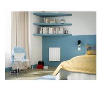 SAUTER Radiateur électrique à inertie fluide Orosi - Detecteur fenêtre ouverte et présence - Programmable - 1000 W