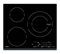 Sauter SPI4360B - Table de cuisson à induction - 3 plaques de cuisson - Niche - largeur : 56 cm - profondeur : 49 cm - avec avant biseauté - noir Noir G