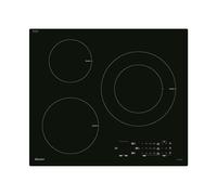 Sauter SPI4361B - Table de cuisson à induction - 3 plaques de cuisson - Niche - largeur : 56 cm - profondeur : 49 cm - noir