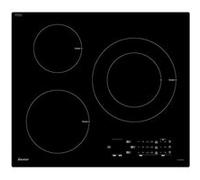 Sauter SPI4361B - Table de cuisson à induction - 3 plaques de cuisson - Niche - largeur : 56 cm - profondeur : 49 cm - noir