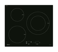 SAUTER SPI4300B Table de cuisson Induction - 3 zones - 7200W - L60 x P52cm - Revetement verre - Noir