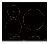 sauter table de cuisson à induction 60cm 3 feux 7400w noir spi9544b