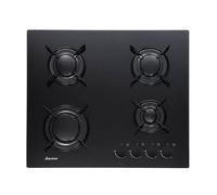 Sauter Table de cuisson gaz 60cm 4 feux noir - SPG3465B