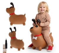 Sauterelle en caoutchouc pour enfants avec pompe jouet sauteur bébé 1er...