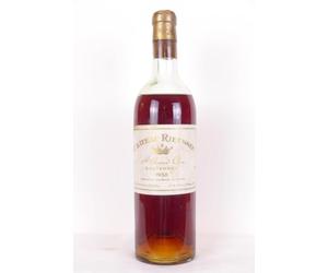 sauternes château rieussec grand cru classé (accro capsule) liquoreux 1955 - bordeaux