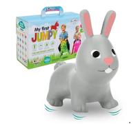 Sauteur - Gerardo's Toys - My First Jumpy - Lapin Gris - Modèle Gt69323 - Pour Enfants À Partir De 12 Mois