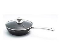 Sauteuse 24 cm + couvercle en verre BLACK EDITION