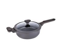 Sauteuse 24 Cm En Fonte D'aluminium Avec Couvercle En Silicone Sycamore St24tfi De Kitchencook