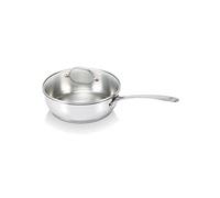 SAUTEUSE 24CM INOX AVEC COUVERCLE BELVIA