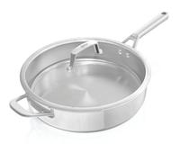 Sauteuse 26cm inox - Ninja EverClad - C90126EUI - construction 3 couches inox 18/10 - tous feux dont induction