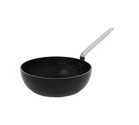 DE BUYER - Sauteuse bombée antiadhésive CHOC INTENSE en aluminium - Diamètre 28 cm -, Noir
