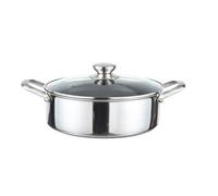 Sauteuse 28cm structure nid d'abeille, acier inoxydable tous feux