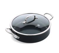 Sauteuse 30 cm aluminium forgé revêtement céramique avec couvercle-Barcelona Pro - Greenpan