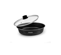 KitchenCook Sauteuse STONED_ST24_TFI 24 cm – Tous feux (induction) – Couvercle verre trempé