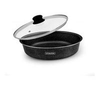 Sauteuse - KITCHENCOOK - STONED_ST24_TFI - 24 cm - Tous feux (induction) - Couvercle verre trempé