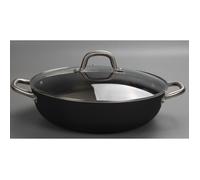 Sauteuse avec couvercle - GSW - Robusta - Ø 30 cm - Fonte d'acier - Anti-adhésif - Tous feux dont induction