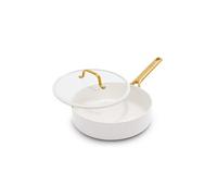 Sauteuse avec couvercle Padova Crème 24 cm Aluminium Thermolon