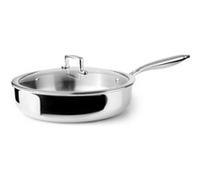 Sauteuse avec couvercle Triply Natural 24 cm - Ibili - Argent - Aluminium Argent G