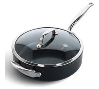 Sauteuse Barcelona pro 28 cm et son couvercle - - Noir - Céramique