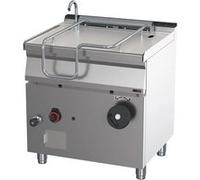 Sauteuse basculante manuelle à gaz 50 l fond en inox BR 70/80 G/N Redfox