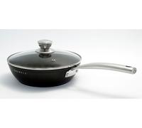 Sauteuse 24 cm + couvercle en verre BLACK EDITION
