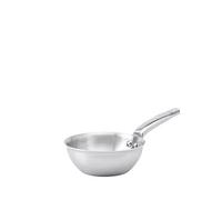De Buyer - Sauteuse bombée en inox 3 couches ALCHIMY - 16 cm - Fabriquée en France, Sans PFAS, Maîtrise de la Cuisson, Inox 18/10, Tous Feux + Four, Finition Poli Brossé, Gris