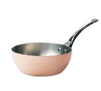 Sauteuse bombee cuvre inox q. inox ø 20-new