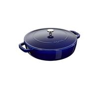 Staub Plat à rôter Chistera 28 cm Bleu foncé