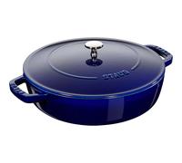 Sauteuse Chistera, Fonte, 28 cm, Bleu intense Staub