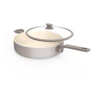 Sauteuse crème essence pro 28 cm aluminium 55.70x29.30 cm