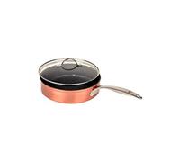 Venteo - Sauteuse cuivre - KITCHENPRO - Cuivre - Adulte - revêtement antiadhésif - résistant - 28CM