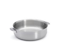 De Buyer – Sauteuse Alchimy Loqy 24 cm – Inox, sans manche, compatible tous feux et lave-vaisselle
