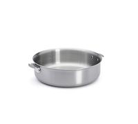 Sauteuse droite tout inox Alchimy Loqy sans manche 28 cm De Buyer