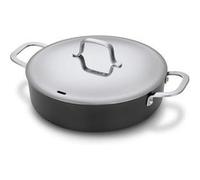 Sauteuse en aluminium 2 anses avec couvercle 28 cm - Beka - Argent - Acier Argent