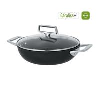Sauteuse en aluminium Ø28 cm à 2 anses - Revêtement céramique Ceraliss+ Cristel