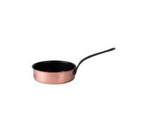 BAUMALU - Sauteuse - 24 cm - en cuivre - avec couvercle en cuivre - capacité 3 L - hauteur 7.5 cm - B'Chef