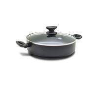GreenPan Torino Sauteuse avec Couvercle de 28 cm/4,2 Litre Antiadhésive en Céramique Sain, Sans PFAS, Compatible avec l'Induction, Résistante au Lave-vaisselle, Va au four jusqu'à 160°C, Noir