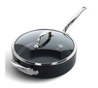 Sauteuse Barcelona pro 28 cm et son couvercle - - Noir - Céramique
