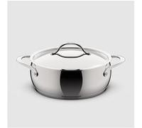 Lagostina Orchestra Casserole Basse avec Couvercle en Acier Inoxydable 18/10 Ø 26 cm, Fond Lagotherm 3 Couches, Effet Miroir Extérieur et Intérieur Satiné, pour Toutes les Sources de Chaleur