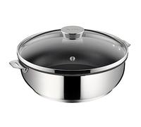 Lagostina - Salvaspazio+ Sauteuse Inox Revï¿?Tu 28 Cm Lagothermï¿? + Couvercle Verre 12138032028