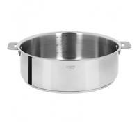 Sauteuse inox Cristel Casteline amovible - Diamètre: 24 cm