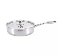 Sauteuse inox tripli avec couvercle inox BAUMALU D24 cm