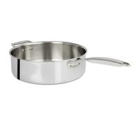 Cristel - Sauteuse inox 28 cm Castel Pro 5 PLY Poignée fixe - CRISTEL