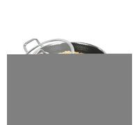 Sauteuse : large revêtement en, ustensiles à deux poignées, plat à gratin large, construction de flux thermique, répartition uniforme, laisser mijoter le ragoût, rôtir brun, polyvalence |