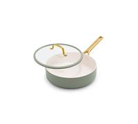Sauteuse Padova Vert 24 cm Aluminium avec couvercle