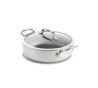 Sauteuse Première 26 cm en Inox avec Couvercle - - Argent / Métallique - Acier Inoxydable (inox)